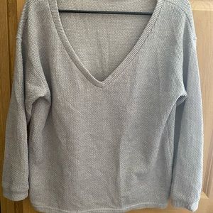 Gray sweater